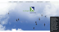 Desktop Screenshot of ecologiadalmine.com